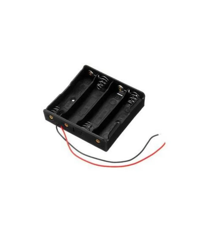 4l'ü AA Kablolu Pil Yuvası - Seri Bağlantılı