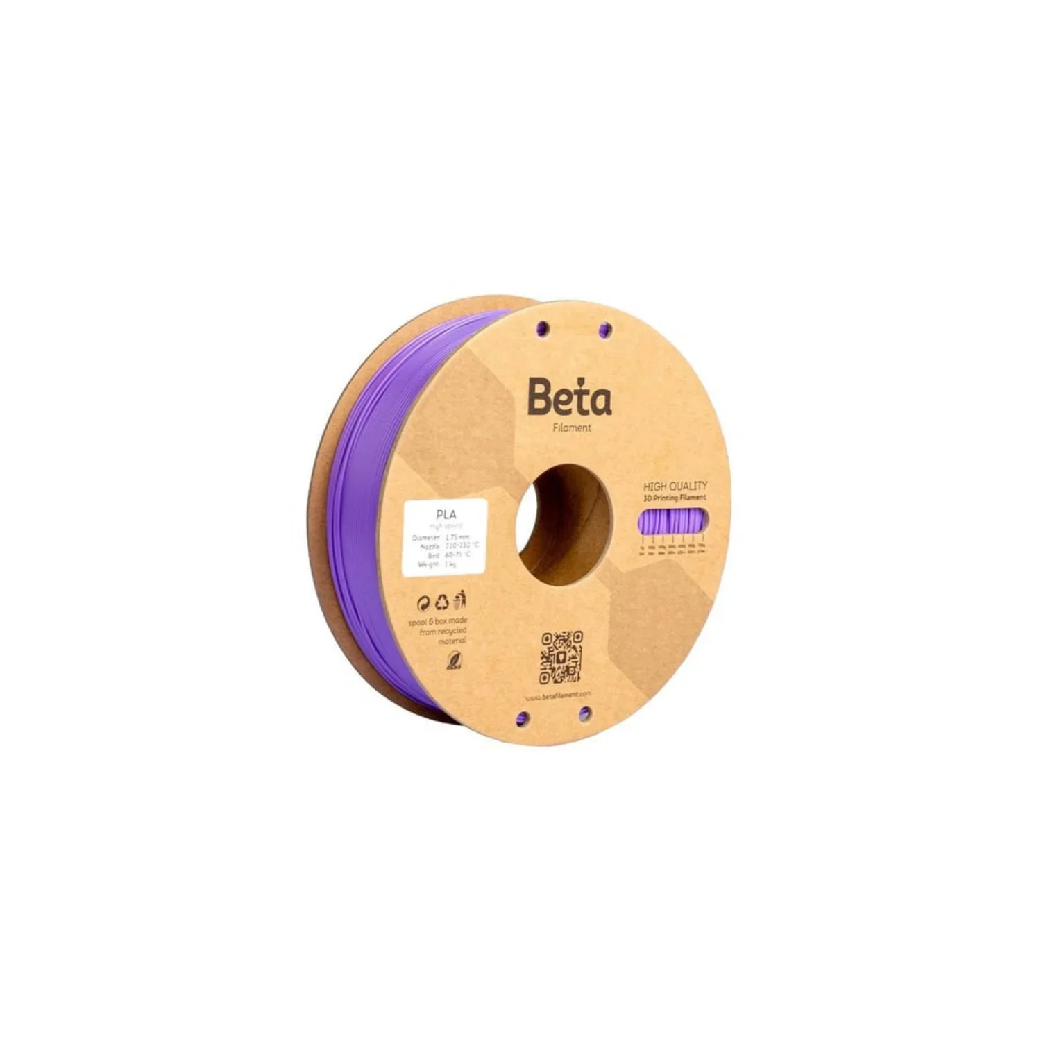 BETA Mor PLA High-Speed Filament - 1.75mm - 1 Kg