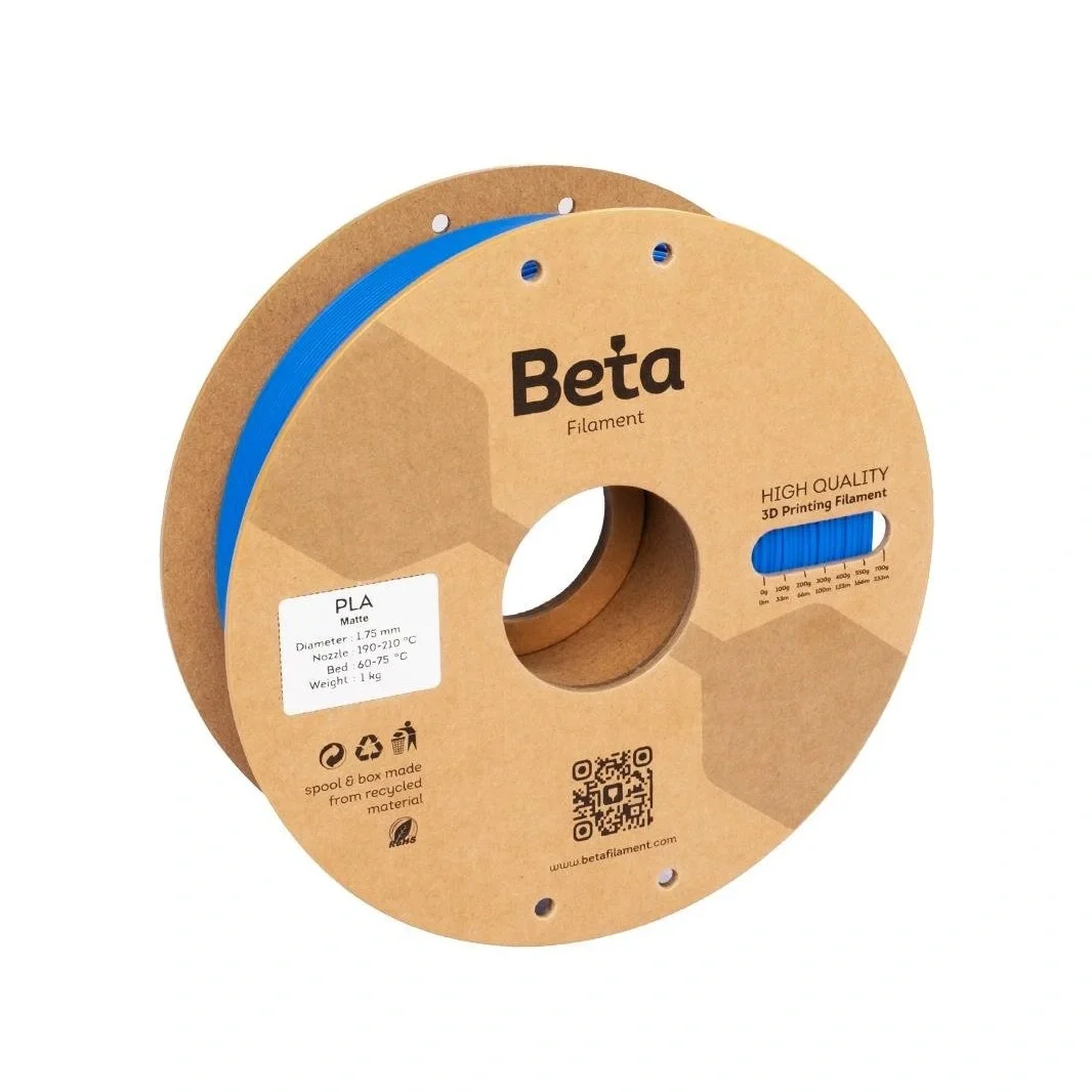 Beta PLA-Matte Filament - Safir Mavi (Sapphire Blue) - 1Kg