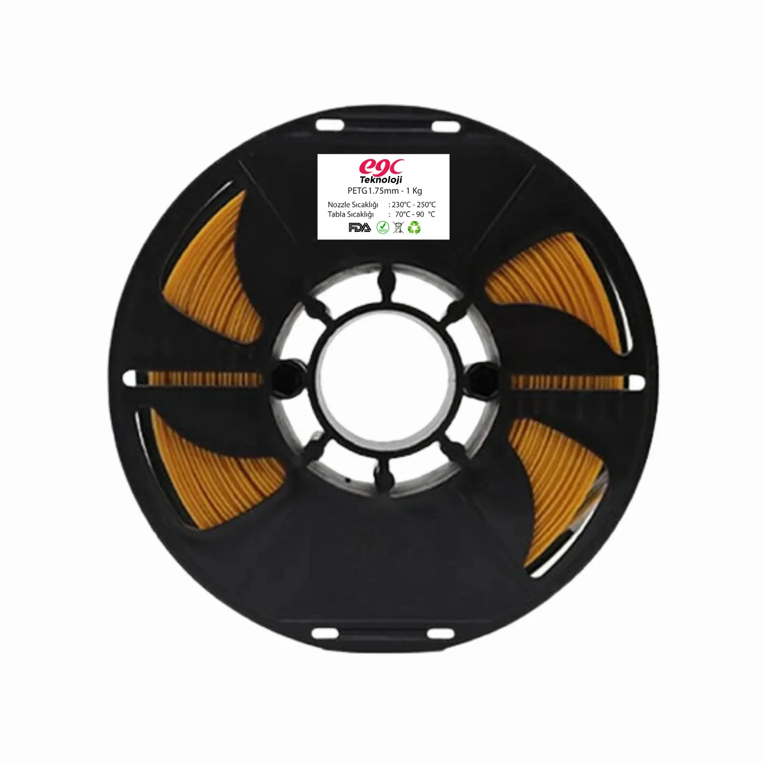EGC Karamel Petg Filament - 1.75mm - 1Kg