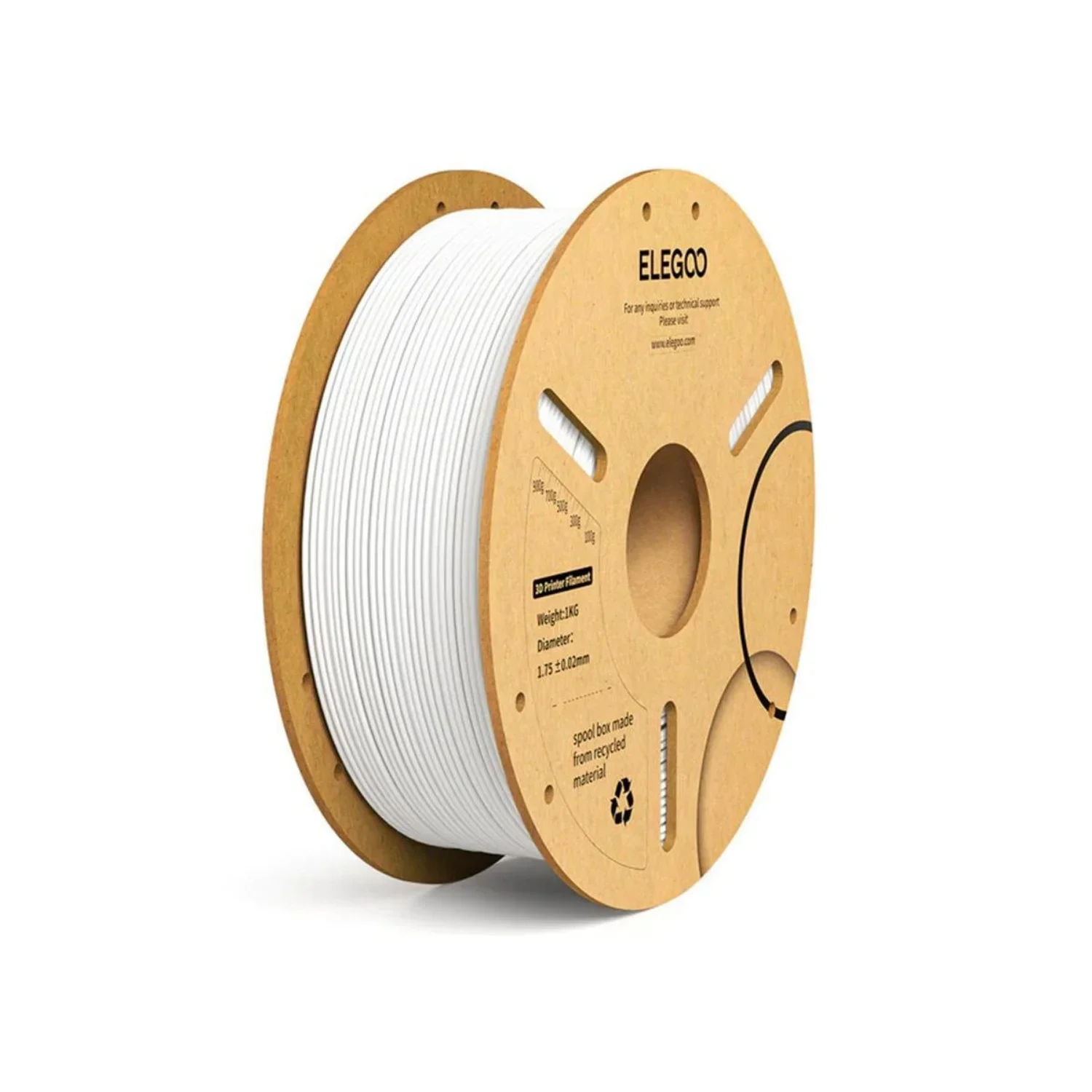 ELEGOO Beyaz PLA Filament 1Kg