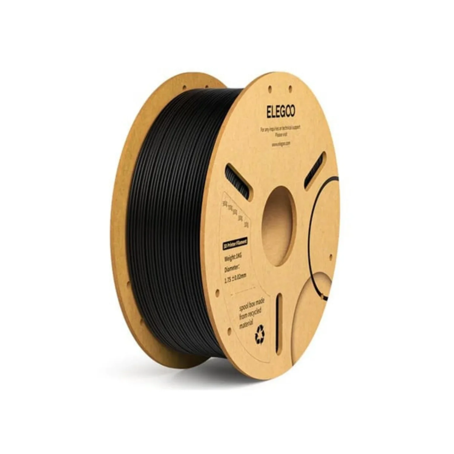 ELEGOO Siyah PLA Filament 1Kg