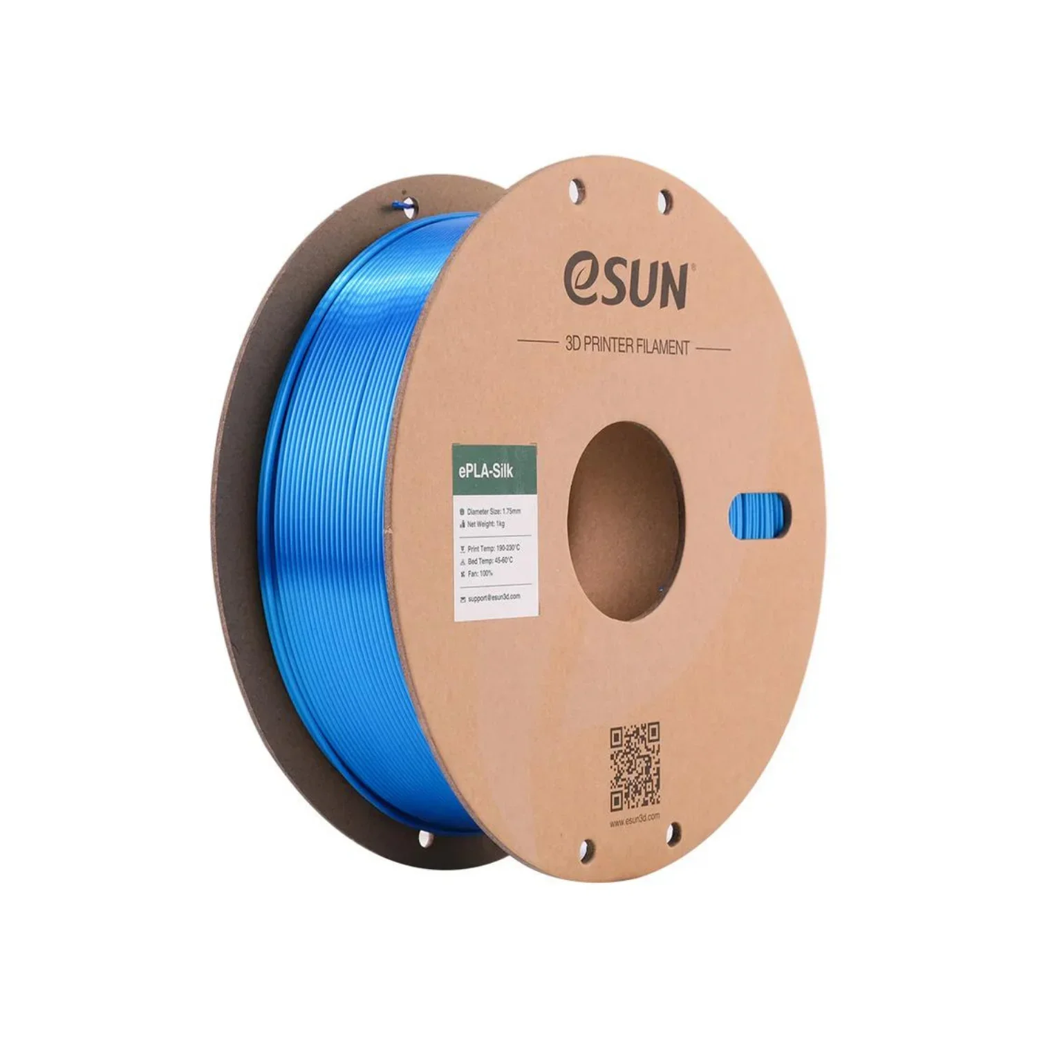 eSUN eSilk-PLA Filament Mavi