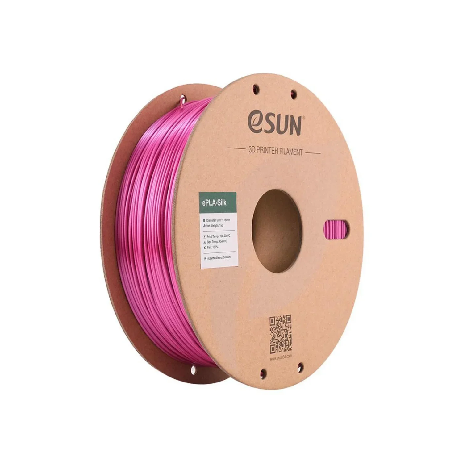 eSUN eSilk-PLA Filament Menekşe