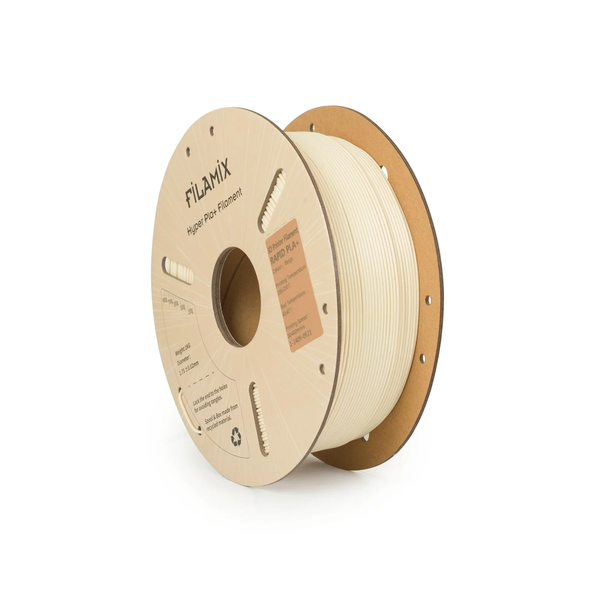 Filamix Bej Hyper Speed PLA Filament - 1.75mm - 1 Kg