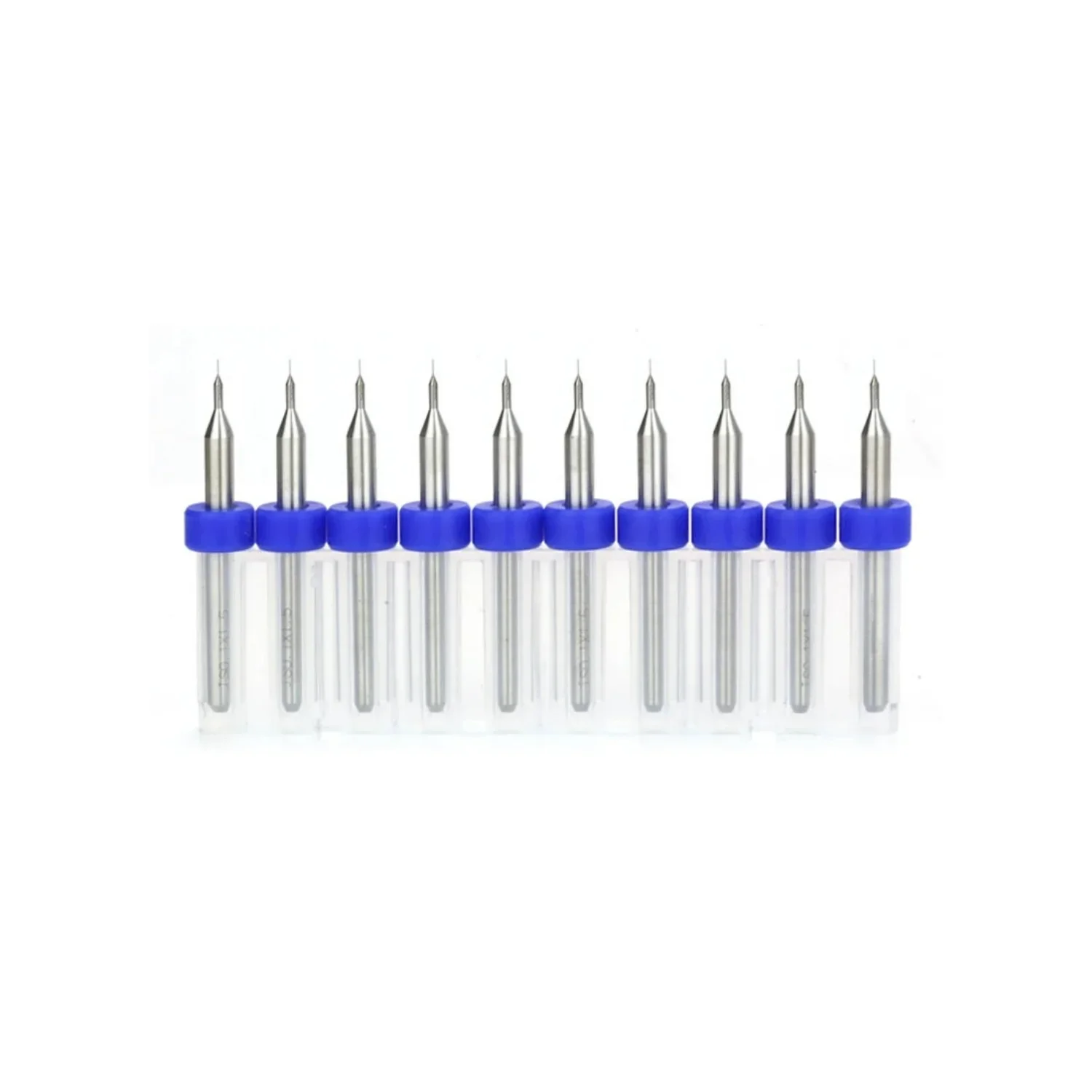 PCB Mini CNC Mikro Karbür Matkap Ucu Seti - 10 Adet 0.1mm Drill Bits