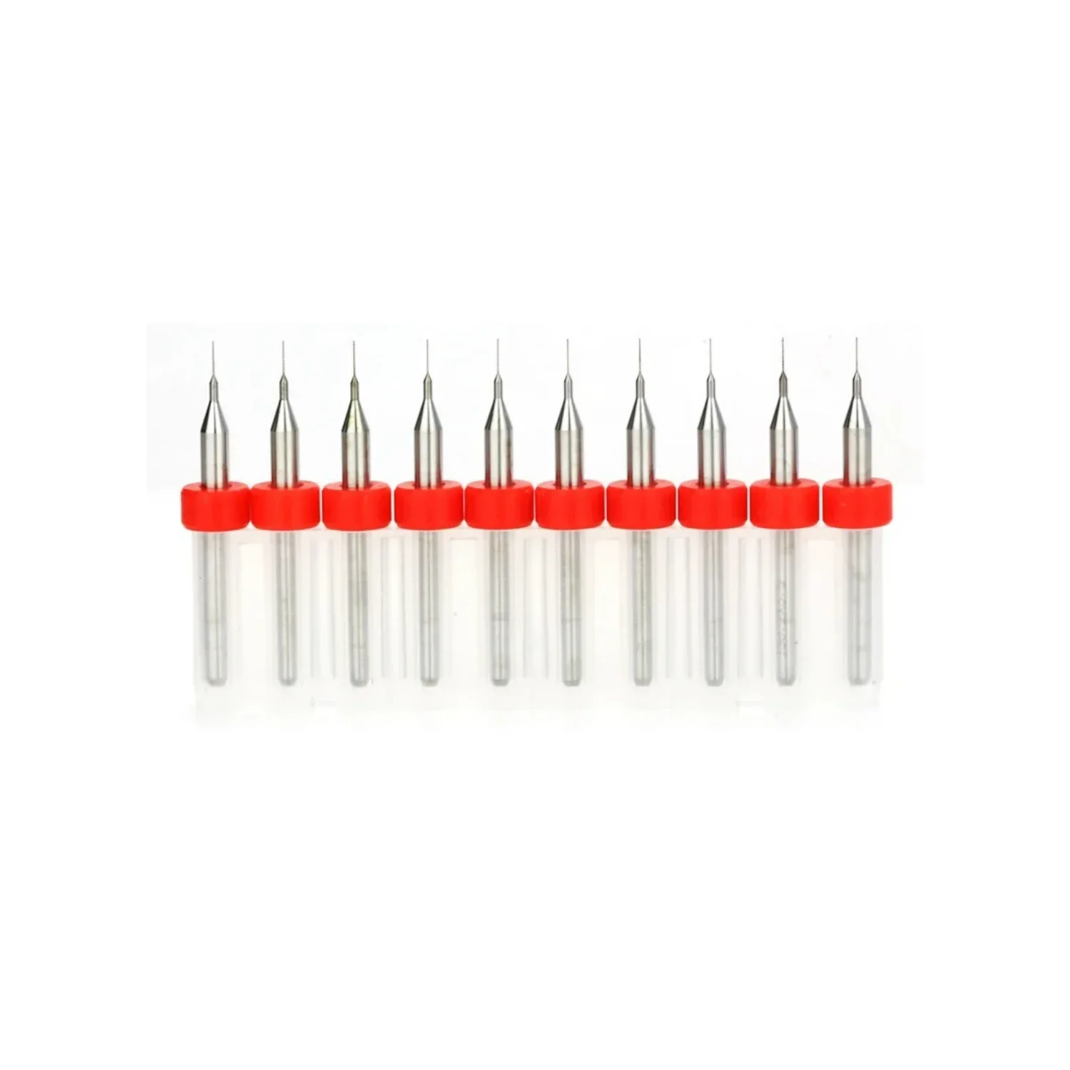 PCB Mini CNC Mikro Karbür Matkap Ucu Seti - 10 Adet 0.2mm Drill Bits