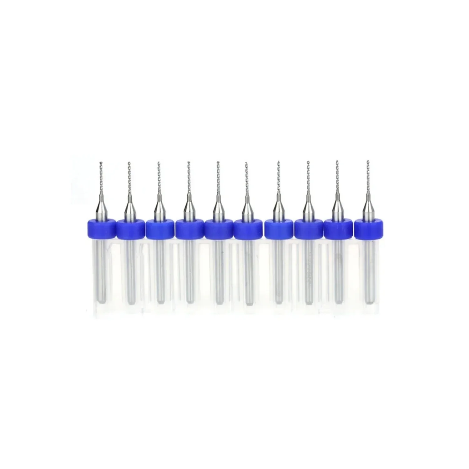PCB Mini CNC Mikro Karbür Matkap Ucu Seti - 10 Adet 1.1mm Drill Bits