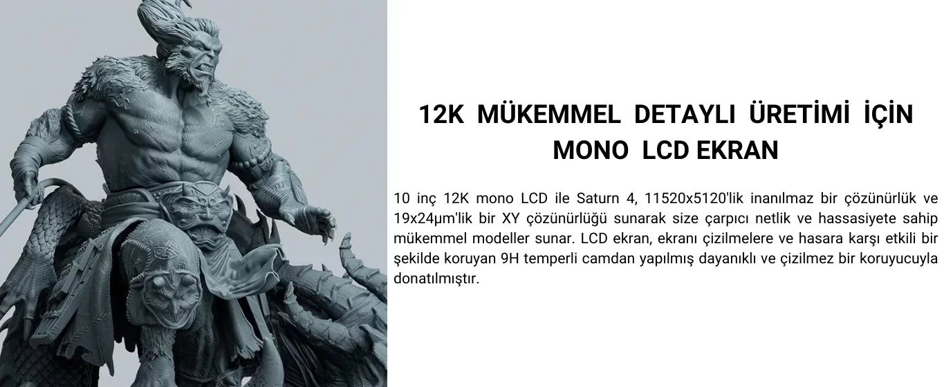 ELEGOO Saturn 4 12K MSLA 3D Yazıcı