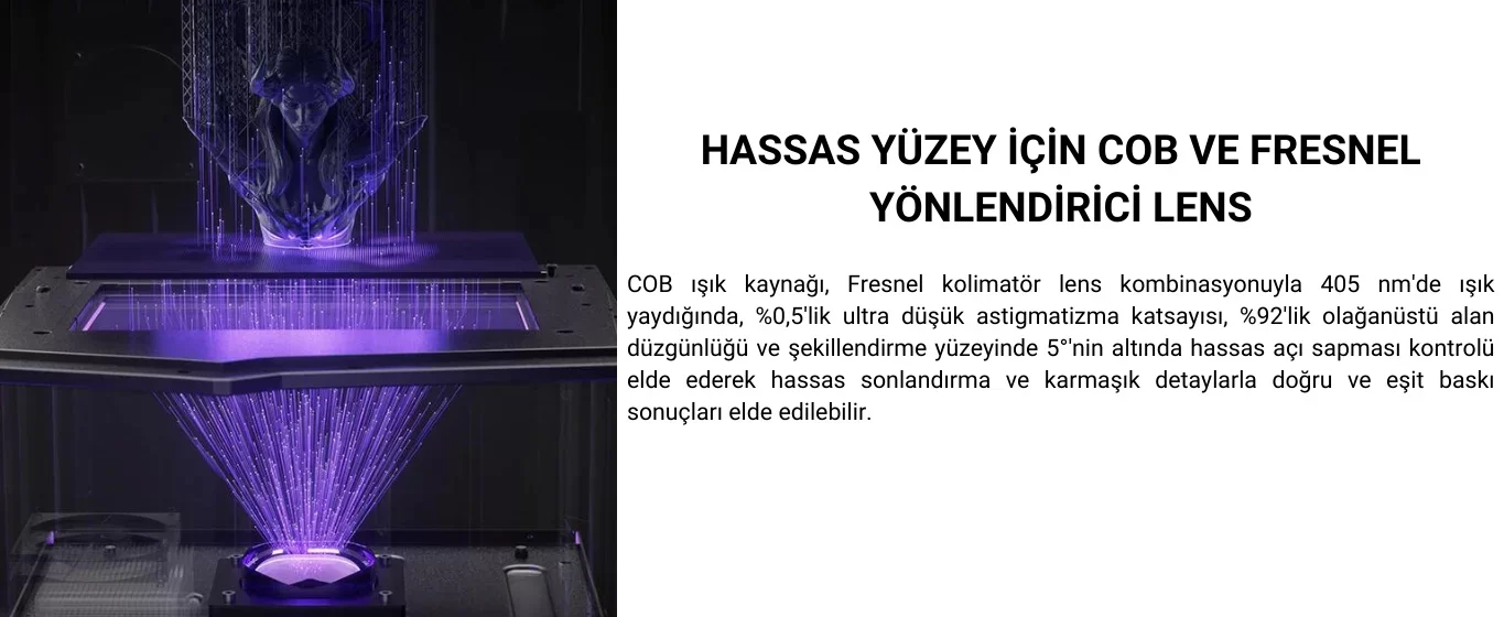 ELEGOO Saturn 4 3D Yazıcı Hassas Pozlama