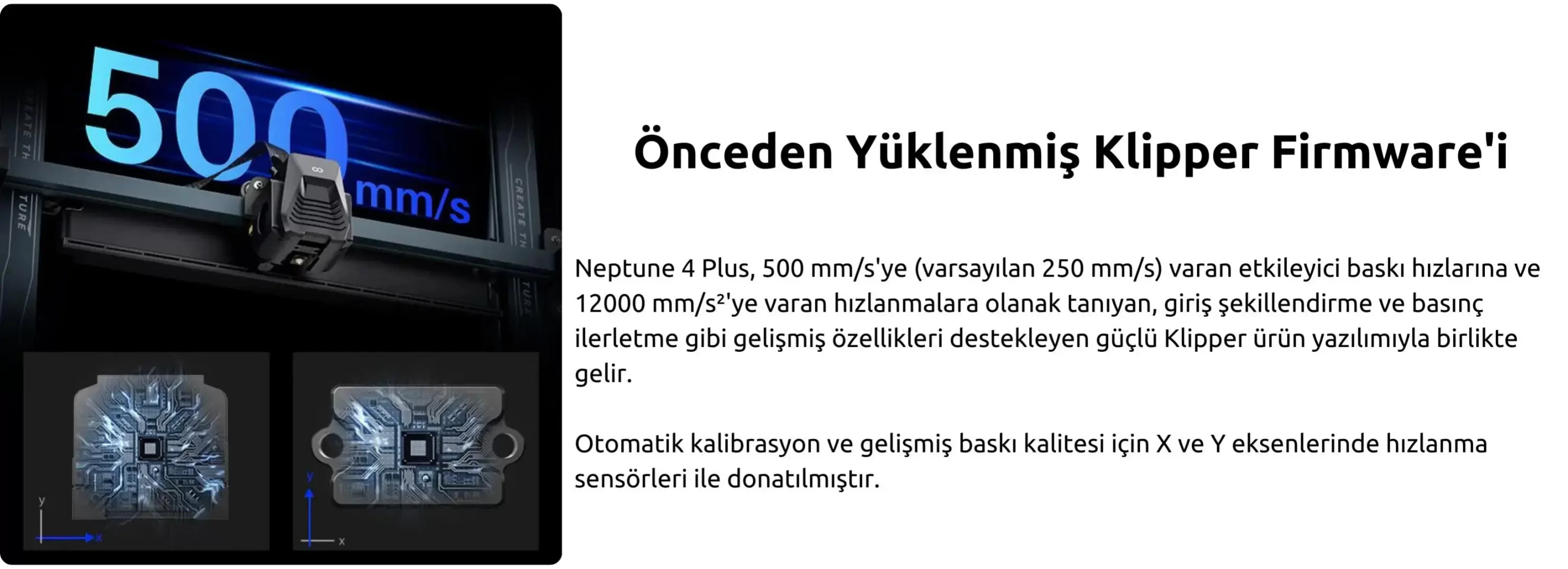 ELEGOO Neptune 4 Max 3D Yazıcı - 500 mm/sn Hız ELEGOO Neptune 4 Max 3D Yazıcı 500 mm/sn Hız
