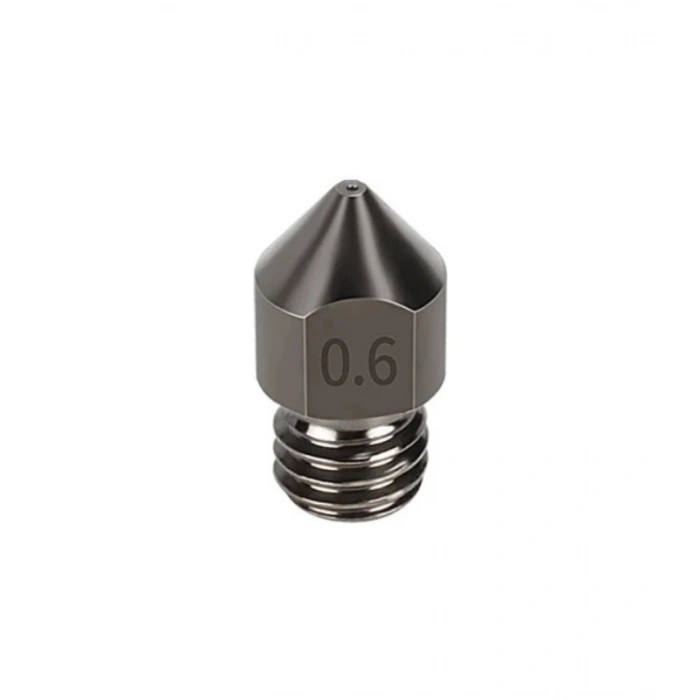 0.6mm Sertleştirilmiş Çelik MK8 Nozzle - Ender 3/CR10 Uyumlu
