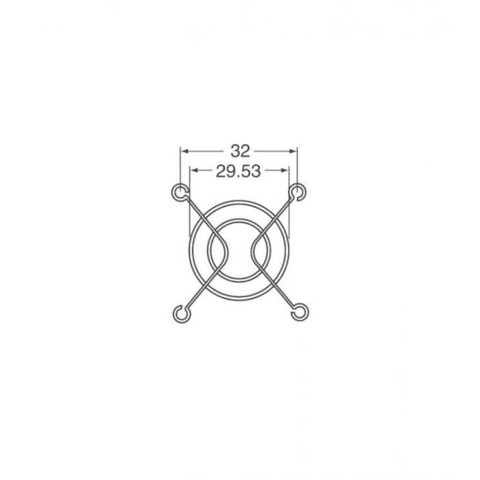 40x40mm Metal Fan Koruma Teli - Fan Muhafazası