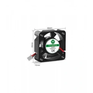 12V 30x30x10mm Kare Fan - 3D Yazıcı Uyumlu