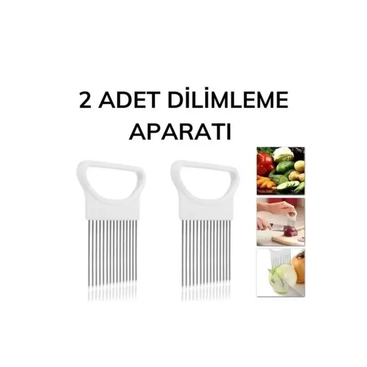 Pratik Kolay Eşit Şekilde Sebze Kesme Dilimleme Aleti Aparatı