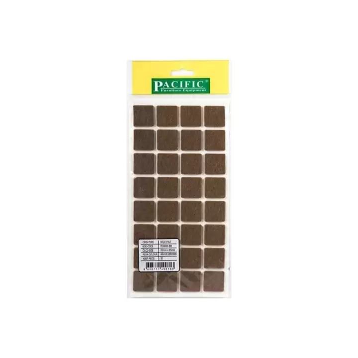 PACIFIC Kare Masa Sandalye Keçesi 25x25 mm