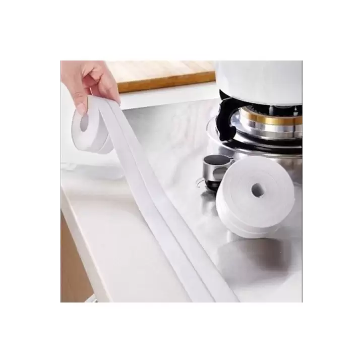 LOTUS Mükemmel Su Sızdırmaz Banyo Mutfak Lavabo Küvet İzolasyon Dayanıklı Bant 3MT Beyaz