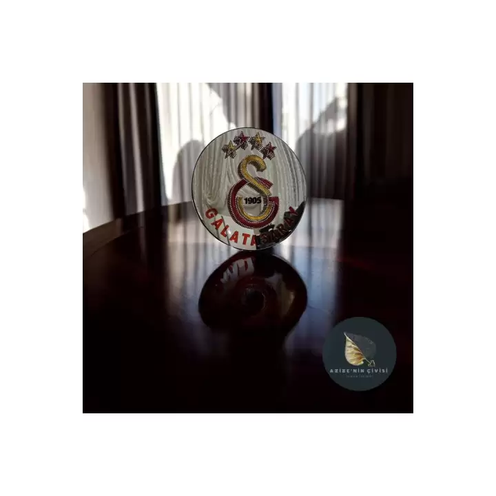 El Yapımı Filografi Taraftar Logo | Premium Kalite Malzeme Ile Hazırlanmış Dekoratif 25,5cm GS