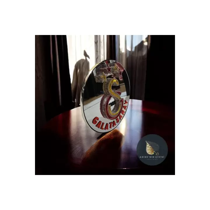 El Yapımı Filografi Taraftar Logo | Premium Kalite Malzeme Ile Hazırlanmış Dekoratif 25,5cm GS