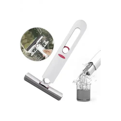 Taşınabilir Mini Mop Kendinden Sıkmalı Temizlik Paspası | Mutfak, Araba, Banyo, Camlarda Kullanım