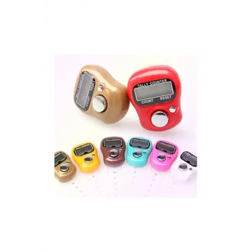 Yüzük Zikirmatik Çift Fonksiyonlu Elektronik Adımsayar Karışık Renk 1 Adet