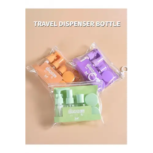 Seyahat Banyo Kişisel Bakım Seti 6 Parça Çok Amaçlı Set Sabunluk, Şampuan, Krem Kutusu Karışık Renk