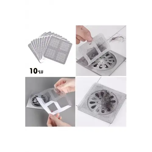 10lu Banyo Ve Mutfak Lavabo Koku Önleyici Ve Haşere Böcek Önleyici Gider Filtresi