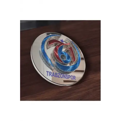 El Yapımı Filografi Taraftar Logo | Premium Kalite Malzeme Ile Hazırlanmış Dekoratif 25,5cm Trabzon