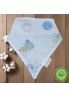 2li Paket Premium %100 Pamuk Ekstra Soft 2 Kat Müslin Bebek Fuları Salya & Mama Önlüğü 3 Çıtçıtlı - Sunshine + Sailor