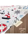 2li Paket Premium %100 Pamuk Ekstra Soft 2 Kat Müslin Bebek Fuları Salya & Mama Önlüğü 3 Çıtçıtlı - Sunshine + Sailor