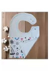 Premium %100 Pamuk Ekstra Soft 2 Katlı Su Geçirmez Müslin Bebek Mama Önlüğü Çıtçıtlı Sailor 0-2 Yaş