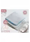 %100 Pamuk Havlu Kumaş Bebek Mendil 6’lı Set Ekstra Yumuşak, Büyük Boy Ter Bezi 28x28 cm