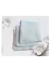 %100 Pamuk Havlu Kumaş Bebek Mendil 6’lı Set Ekstra Yumuşak, Büyük Boy Ter Bezi 28x28 cm