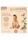 %100 Pamuk Havlu Kumaş Bebek Mendil 6’lı Set Ekstra Yumuşak, Büyük Boy Ter Bezi 28x28 cm