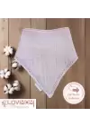 Premium %100 Pamuk Ekstra Soft 2 Kat Müslin Bebek Fuları Salya & Mama Önlüğü 45cm 3 Çıtçıtlı Star