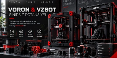 Voron - VZBot: Yüksek Performanslı CoreXY 3D Yazıcılar