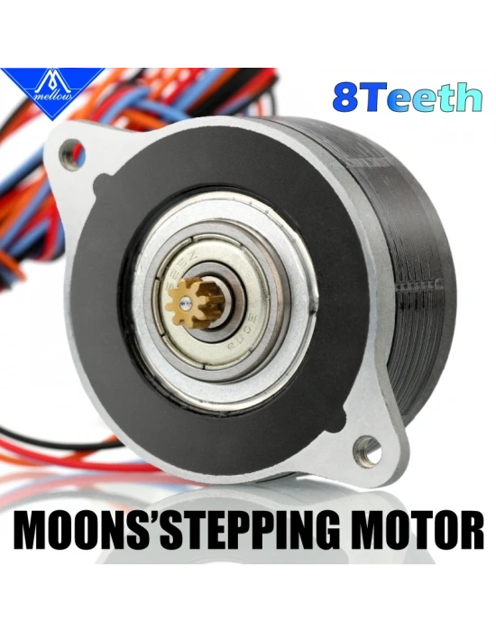 MOONS NEMA14 36 mm 8 Diş Yüksek Sıcaklık Ekstrüder Motoru