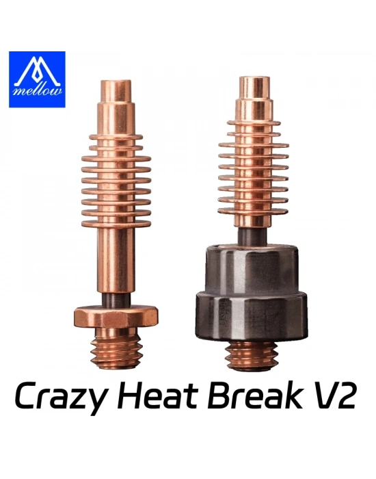 Mellow Crazy Zone V2 Heatbreak NF-Crazy ST/HF Karbon Fiber Uyumlu