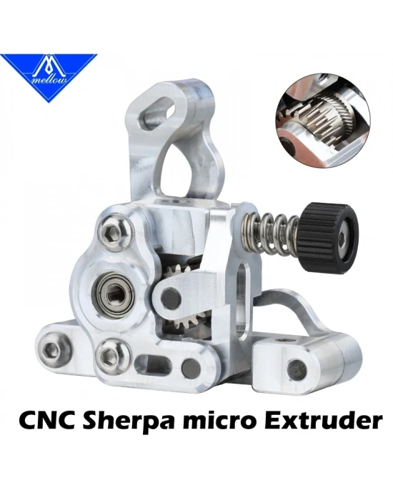 Mellow Sherpa Micro All Metal CNC Extruder – 8T/10T LDO / MOONS Motor Uyumlu