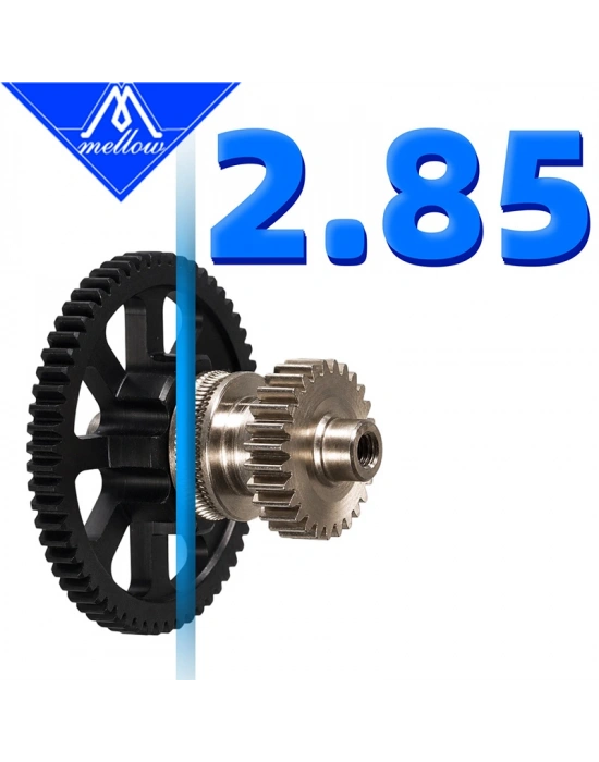 Mellow Vz-HextrudORT-Low 2.85 mm CNC Metal Ekstrüder