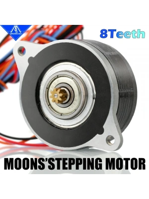 MOONS NEMA14 36 mm 8 Diş Yüksek Sıcaklık Ekstrüder Motoru