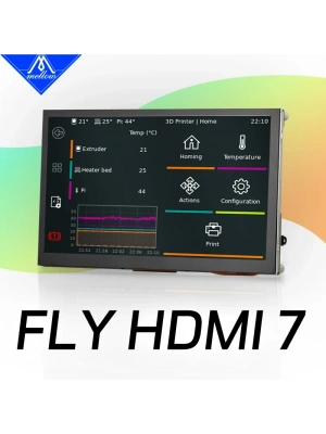 Mellow FLY HDMI7 7 IPS Dokunmatik LCD Ekran – Klipper / Raspberry Pi