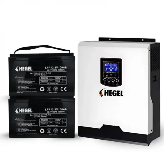 3KW Çıkış 2.4KWh - 4.8KWh Yedekleme Lityum Akülü UPS - Kesintisiz Güç Kaynağı