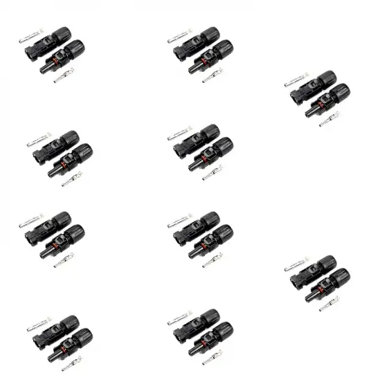 6-10mm Solar Kablo Uyumlu 1500V MC4 Güneş Paneli Bağlantı Konnektör Seti - 10 Adet
