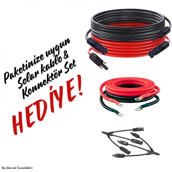 Ekonomik Bağ Evi ve Tiny House Güneş Enerjisi Paketi - Günlük 4.5 KW Üretim