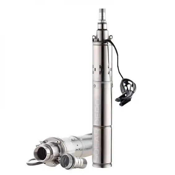 GMG 24 Volt DC Solar Dalgıç Derin Kuyu Pompası - Max.60 Metre - Max.2 Ton Su
