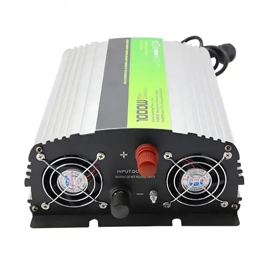 Hegel 1KW 1000 Watt 12 Volt Tam Sinüs Karavan İnverteri - Şebekeden Şarjlı