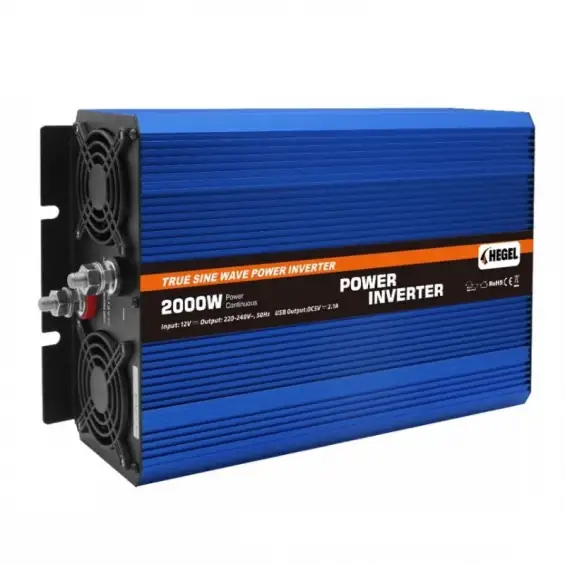 Hegel 2KW 2000 Watt 12 Volt Tam Sinüs İnverter - Yat ve Teknelere Özel