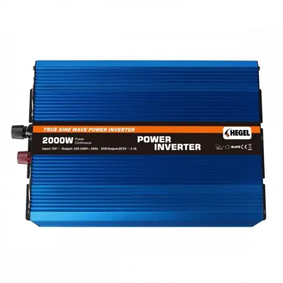 Hegel 2KW 2000 Watt 12 Volt Tam Sinüs İnverter - Yat ve Teknelere Özel