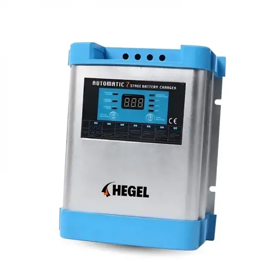 Hegel 60A 12 Volt AC-DC 7 Aşamalı Şarj Modlu Çift Pil Çıkışlı Akü Şarj Cihazı